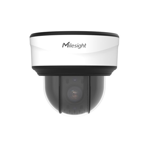 Milesight AI PTZ Series 5MP Dome Network Camera with 12x Optical Zoom, Auto-Tracking, IP66 and IK10 - MS-C5371-X12PC
