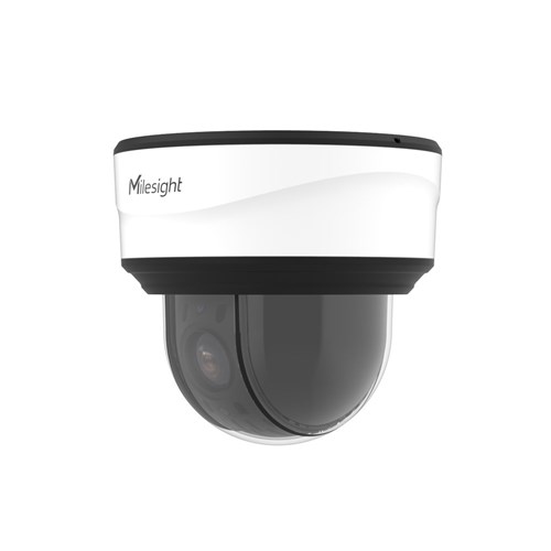 Milesight AI PTZ Series 5MP Dome Network Camera with 12x Optical Zoom, Auto-Tracking, IP66 and IK10 - MS-C5371-X12PC