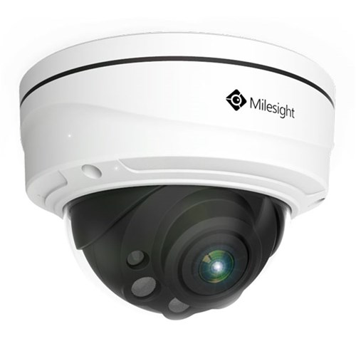 Milesight AI Pro Series 8MP Dome Network Camera with 2.7-13.5mm Varifocal P-Iris Lens, IP67 and IK10 - MS-C8172-FIPC