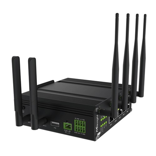 Milesight UR75 5G Series Industrial Router, GPS, PoE, Wi-Fi - UR75-500GL-G-P-W
