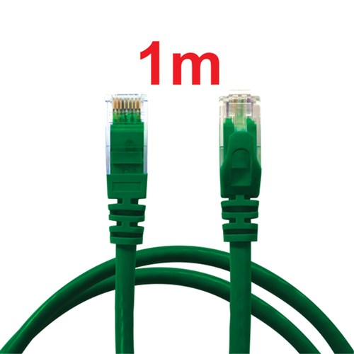 Neptune Cat6 Patch Lead, 1m, Green