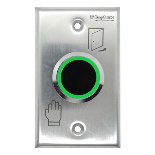 NEPTUNE INFRARED TOUCHLESS EXIT BUTTON, ANSI, IP65
