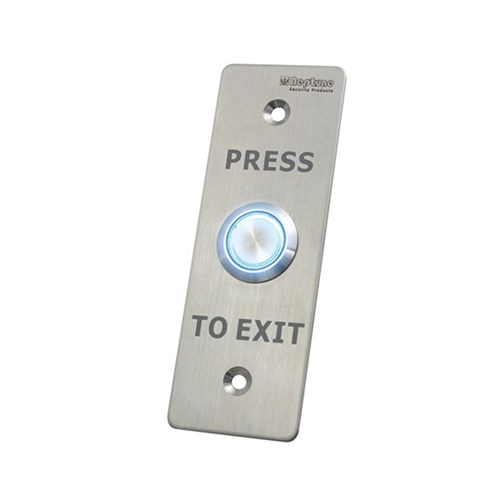 Neptune Press to Exit,Mullion,IP55,NO/NC/C,LED,1.7mm SS