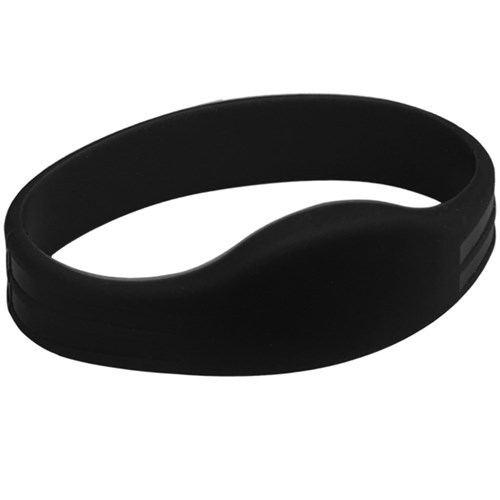 Neptune Silicone Wristband, Mifare S50 1k, Black, Extra Large