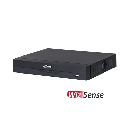 Dahua WizSense AI Series 8 Channel NVR with 8 PoE Ports, 1 HDD Bay, installed with 4TB HDD - DHI-NVR4108HS-8P-AI/ANZ-4T