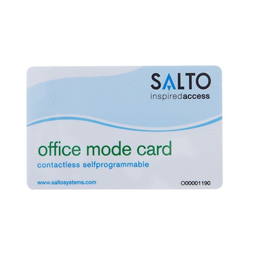 SALTO MIFARE SELF PROGRAM  OFFICE CARD