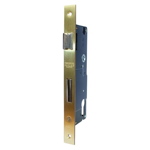 PROTECTOR 485 Series Mortice Sash Lock Pitch 85mm Backset 40mm Satin Brass - 726-40-SBF