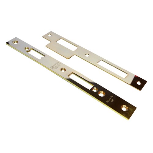 PROTECTOR 785 Series Accessory Pack Face & Strike Plate with Screws Polished Brass - 785-ACCP