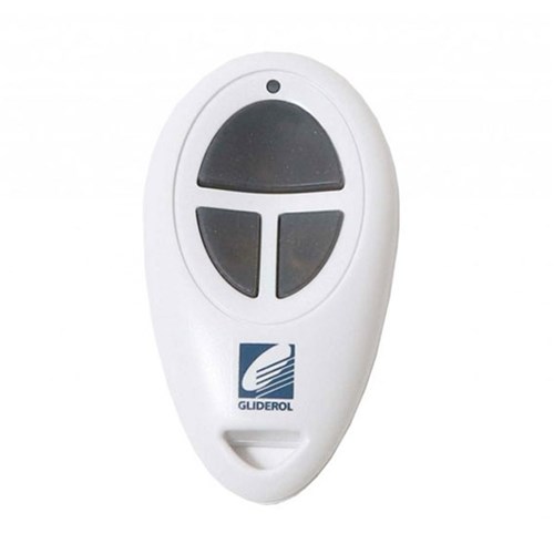 Gliderol Garage Door Remote with 3 Buttons in White - TM390 RCG40