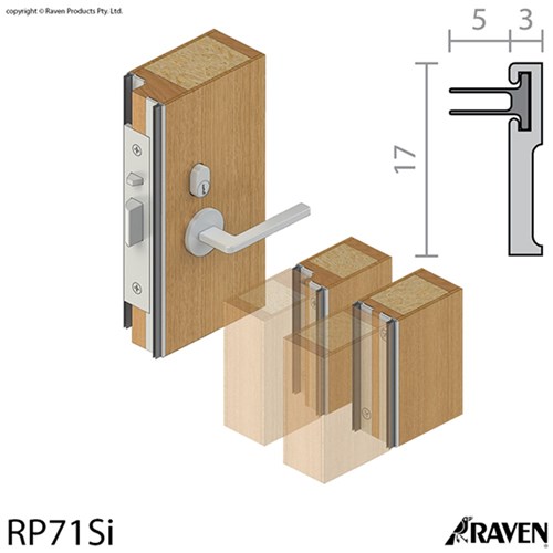 RAVEN DOOR SEAL RP71SIx2500MM  CA