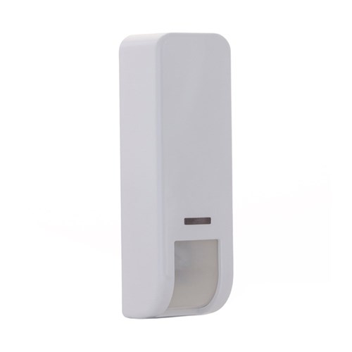 RISCO Wireless Outdoor Curtain Dual Tech Detector, with optional 90 Degree Bracket - RWX107DT400A