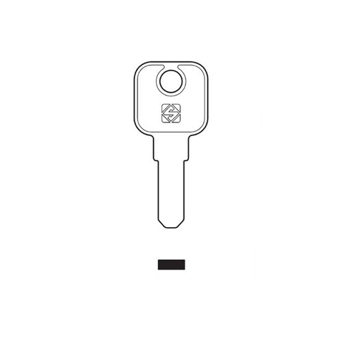 Silca Key Blank for Borg 1706 Key Override Cam Lock Brass - BOL1