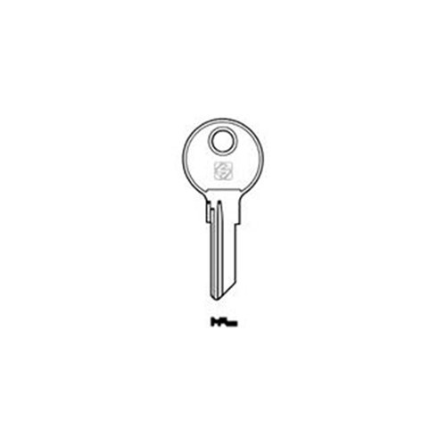 Silca CH12 Key Blank for Chicago Locks, Boats, Cars and Juke Boxes