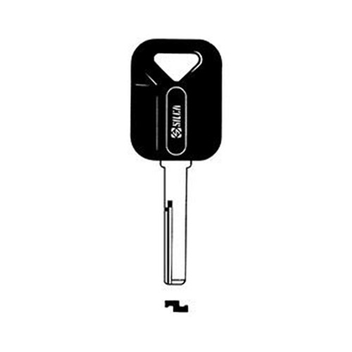 Silca HU56RP Key Blank for Mitsubishi, Smart, Volvo and White Cars Plastic Head