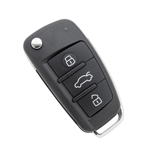 Silca Remote Auto 3 Button with Flip Blade HU66 & HU162 ID88 to suit Audi