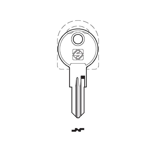 Silca MER36 Key Blank for Meroni Cylinders