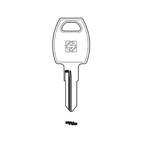 Silca Key Blank for Meroni cabinet and drawer locks MER46R