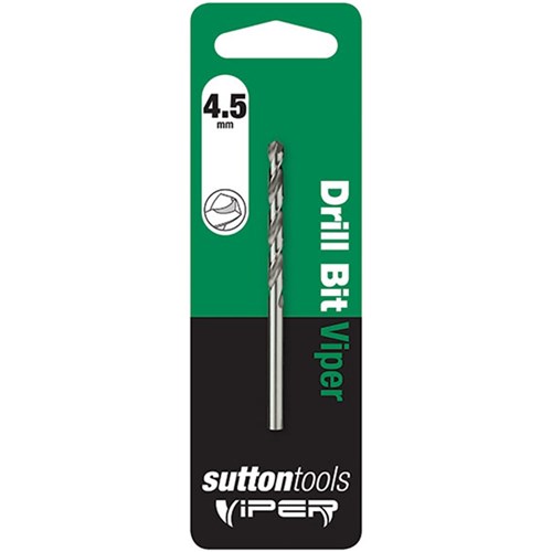 SUTTON DRILL HSS 4.5MM JOBBER D105 VIPER DIN338 CD