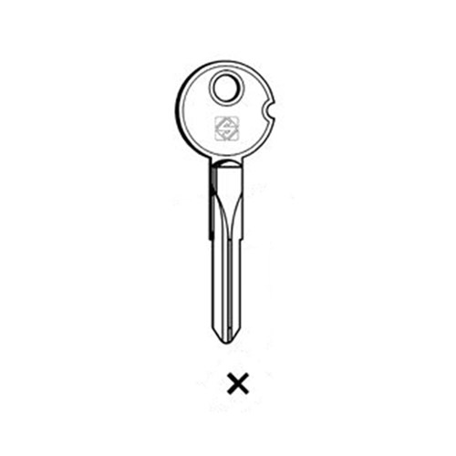 Silca XTF3 Key Blank for Tuff Cross Key Cars and Safe doors